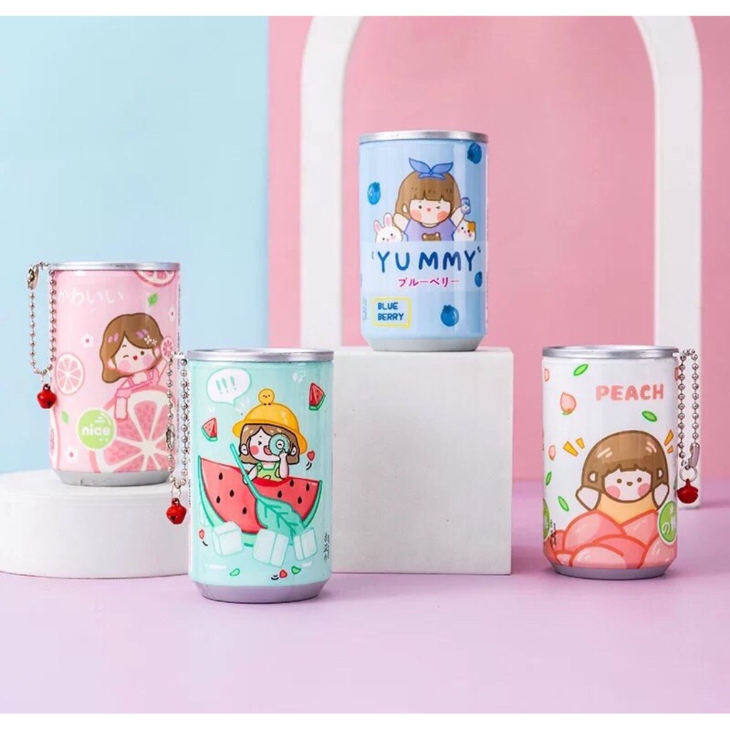 Khăn Giấy Ướt 50 LON pilu họa tiết siêu cute có dây móc treo tiện dụng 1lon 30 miếng