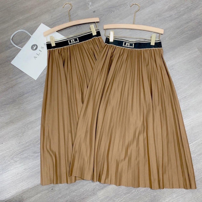 Chân váy dạ xếp ly cạp chữ cao cấp-ALISA | BigBuy360 - bigbuy360.vn