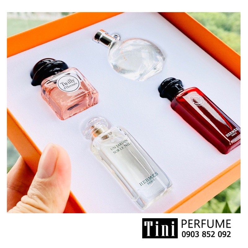 Set nước hoa mini hermes 4 chai giá sỉ