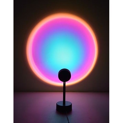 Đèn hoàng hôn, đèn cầu vồng trang trí chụp ảnh sống ảo quay video tiktok livestream 4 màu / 16 màu RGB có điều khiển