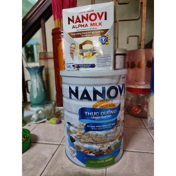[Tặng sữa non Nanovi 150g] Sữa Nonovi thực dưỡng hộp 900