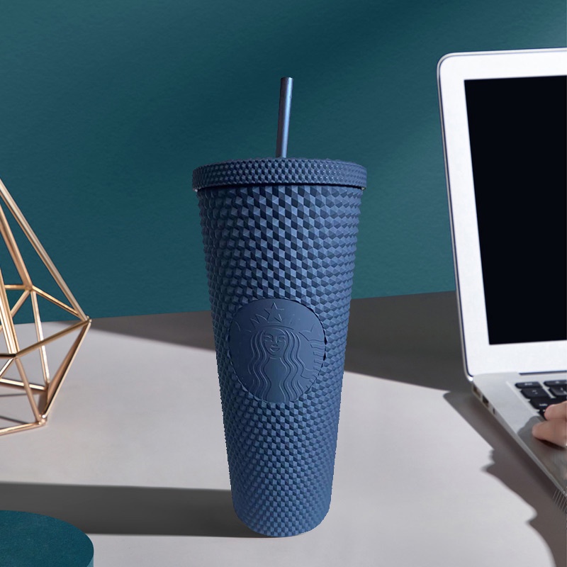 Bình Nước Starbucks Bằng Thép Không Gỉ Giữ Nhiệt Có Thể Tái Sử Dụng
