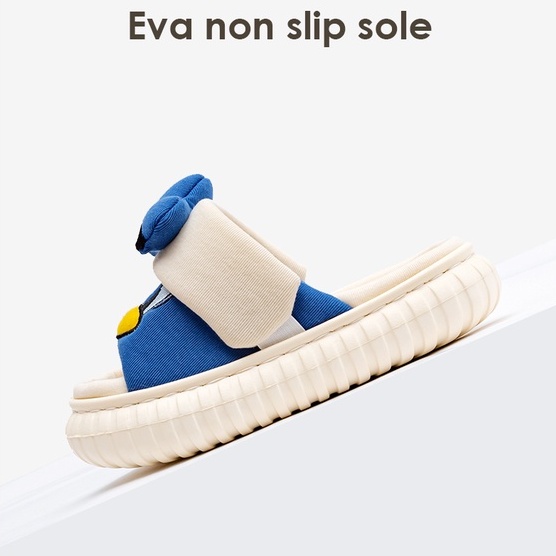 Dép mang trong nhà CHEERFUL MARIO bằng EVA đáy dày chống trượt họa tiết hoạt hình thời trang bốn mùa cho bé trai