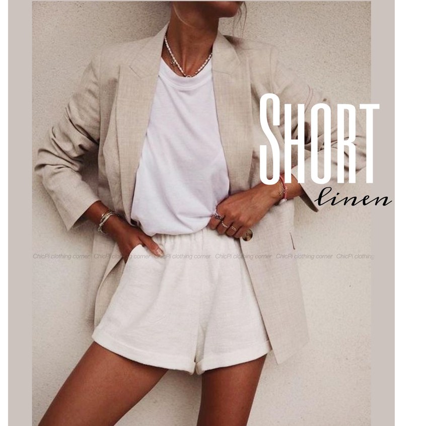 QUẦN SHORT LINEN CHUẨN XUẤT