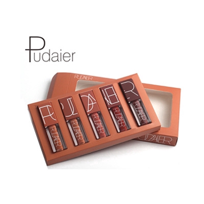 [Hàng mới về] Son môi nhung mịn Pudaier màu nude 5 loại tùy chọn siêu bền màu không dính | BigBuy360 - bigbuy360.vn