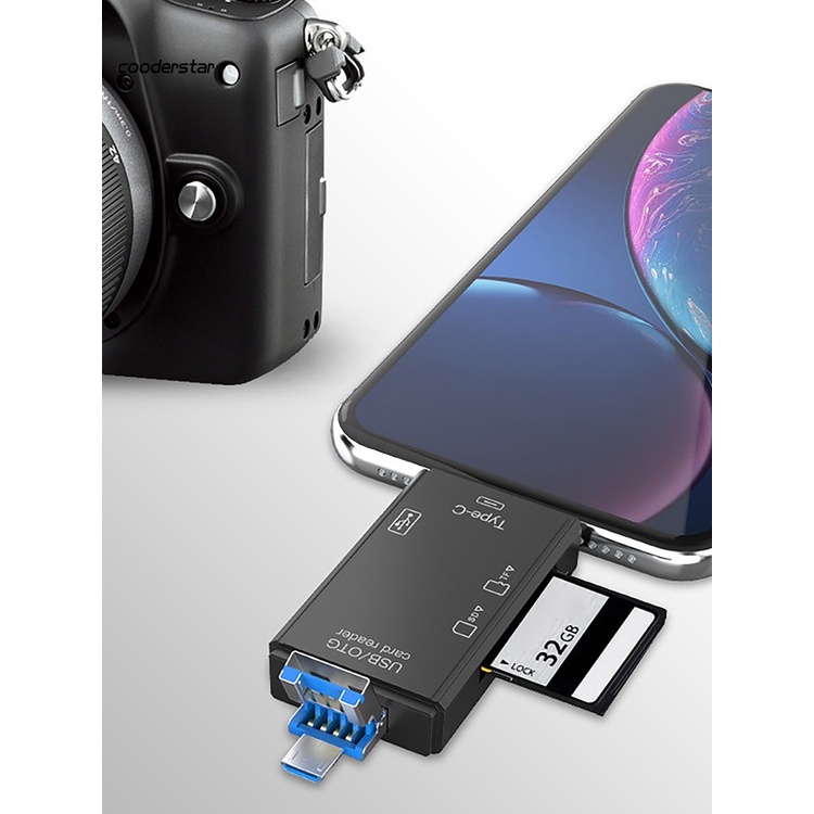 Đầu Đọc Thẻ Nhớ Tf-Sd Otg Cho Điện Thoại