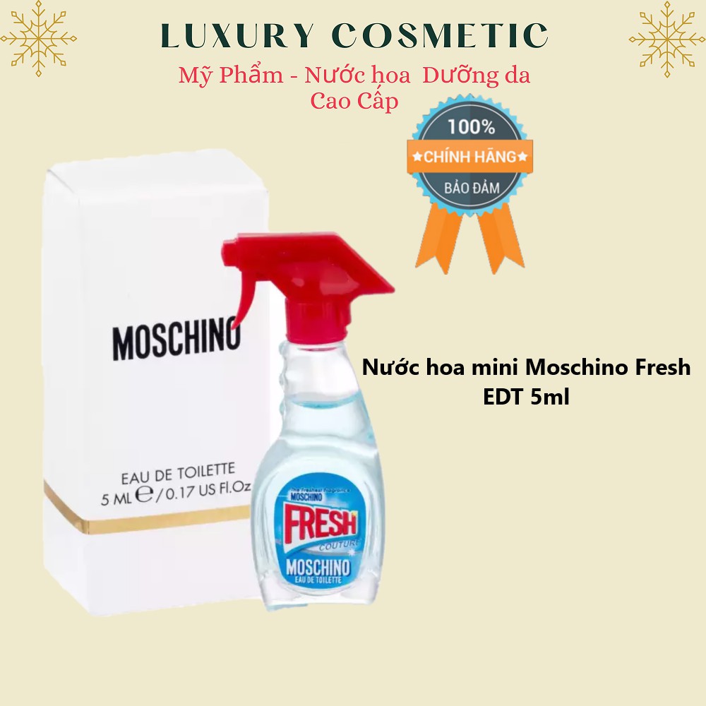 Nước hoa mini Moschino Fresh EDT 5ml
