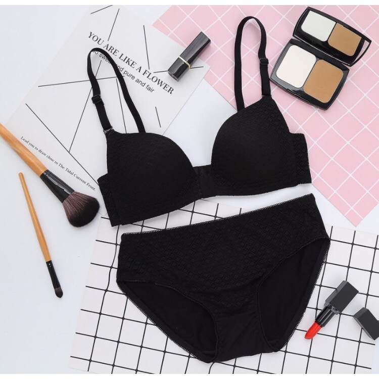 Bộ Đồ Lót Nữ Xuất Nhật Không Gọng Đệm Mỏng JPS02 | BigBuy360 - bigbuy360.vn