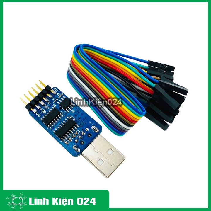 Usb giao tiếp từ Com CP2102 sang TTL RS232/485 3V3 / 5V V2