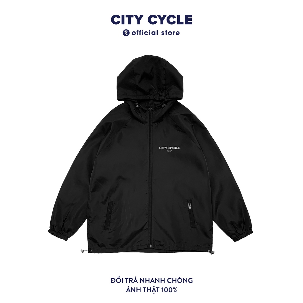 Áo khoác essentials phản quang City Cycle - Áo khoác gió dù unisex form rộng hàng Local Brand