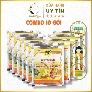 [Combo 10] Phân bón lá Đầu Trâu NPK 15-5-40 Gói 10g Lớn Trái, Giảm Rụng Trái Non x10 Gói