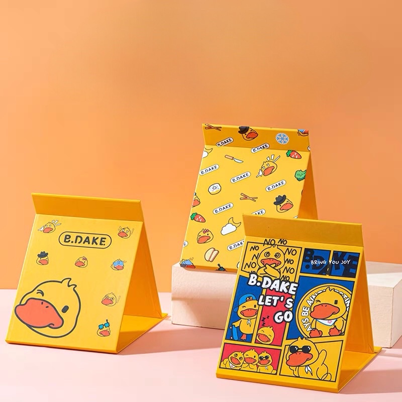 Gương Gập Để Bàn Trang Điểm Hình Vịt Vàng Xinh Xắn