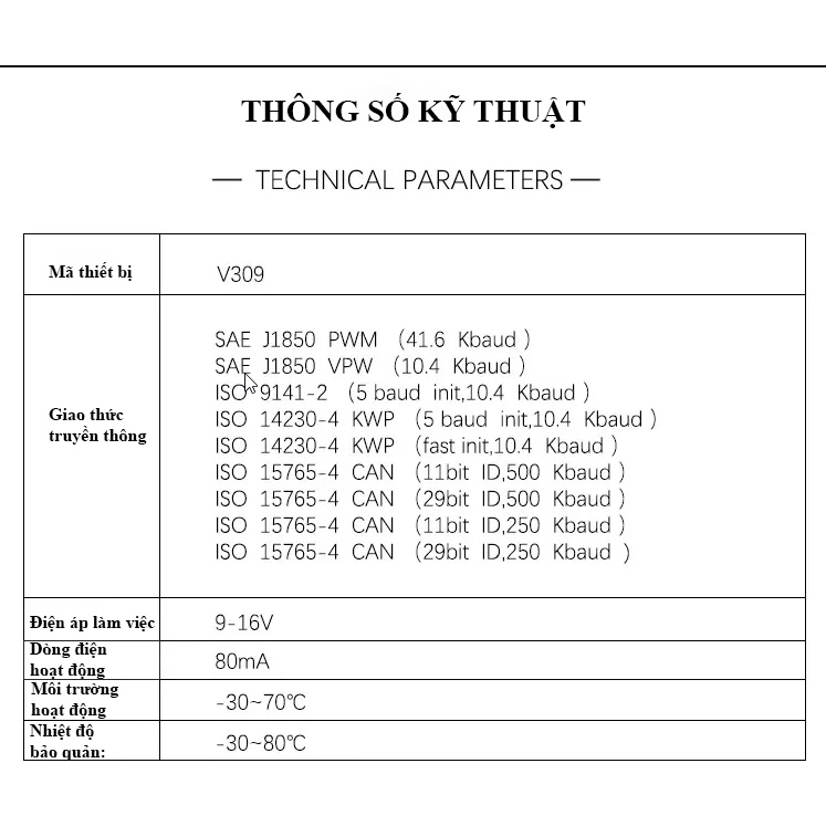 Máy quét mã ô tô OBD II đa năng, Đầu đọc mã công cụ chẩn đoán, Xóa mã lỗi xe hơi OBD2