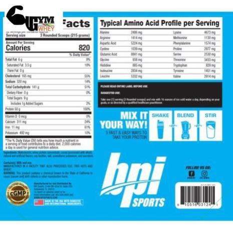 [Freeship + Quà] Sữa Dinh Dưỡng Tăng Cân Nhanh Mass Bpi Bpisports Bulk XL Muscle 15lbs (6.88kg) Chính Hãng  - Chính hãng | BigBuy360 - bigbuy360.vn