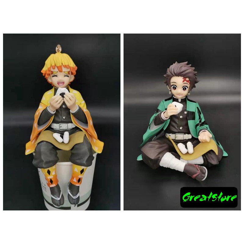 ( SẴN ) MÔ HÌNH Kamado Tanjirou Agatsuma Zenitsu Hashibira Inosuke Cơm nắm FIGURE THANH GƯƠM DIỆT QUỶ