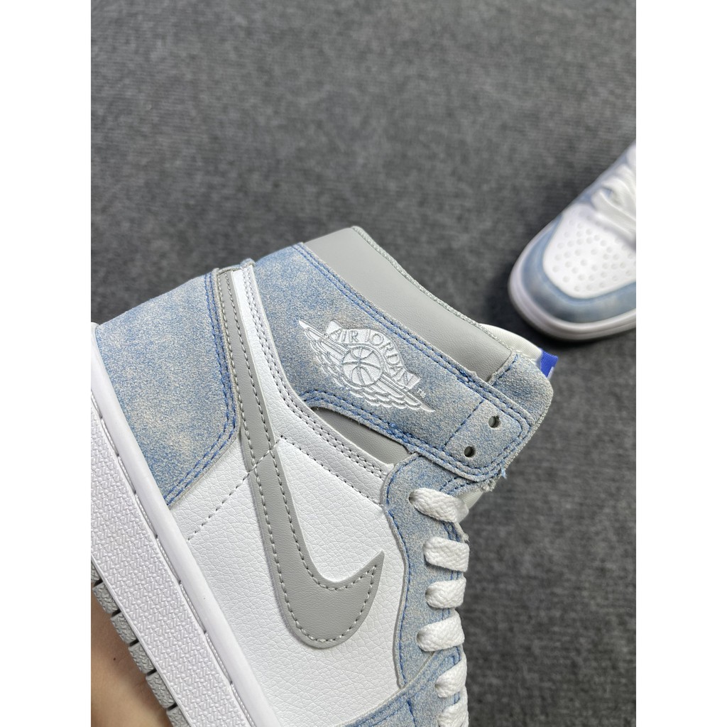 Giày Jordan 1 cao cổ hyper royal xanh nỉ, Giày JD1 xanh nỉ cổ cao siêu hot 2021 Full Box Bill | BigBuy360 - bigbuy360.vn