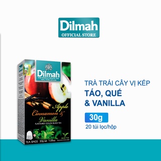 Trà dilmah hương táo, quế và vanilla loại túi lọc 20/1.5g/12