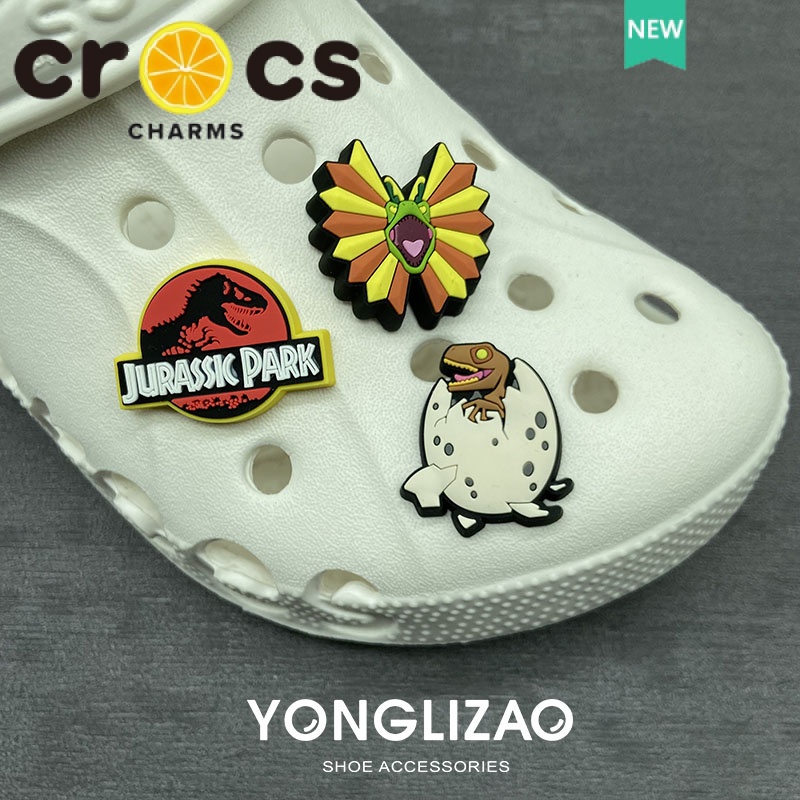 CROCS Khóa Cài Trang Trí Giày Crocsjitz charms Jurassic World 3 DIY charms