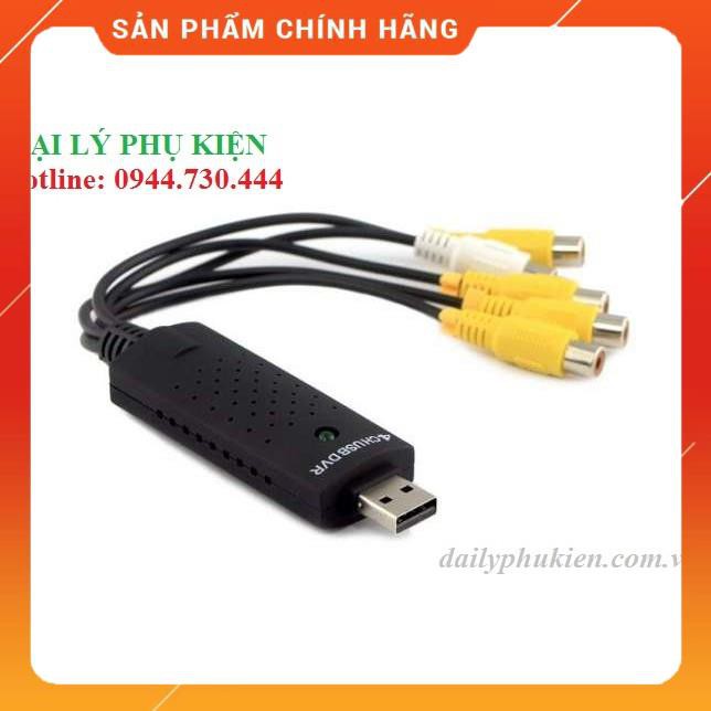 (Có sẵn) Card USB ghi hình Easycap 4 kênh camera _Siêu rẻ