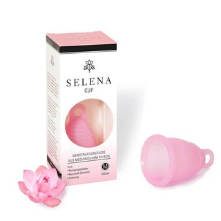 Cốc nguyệt san Selena Cup, nhập khẩu Áo kèm hộp tiệt trùng + Tặng 1 hộp giấy lau tiệt trùng cốc nguyệt san