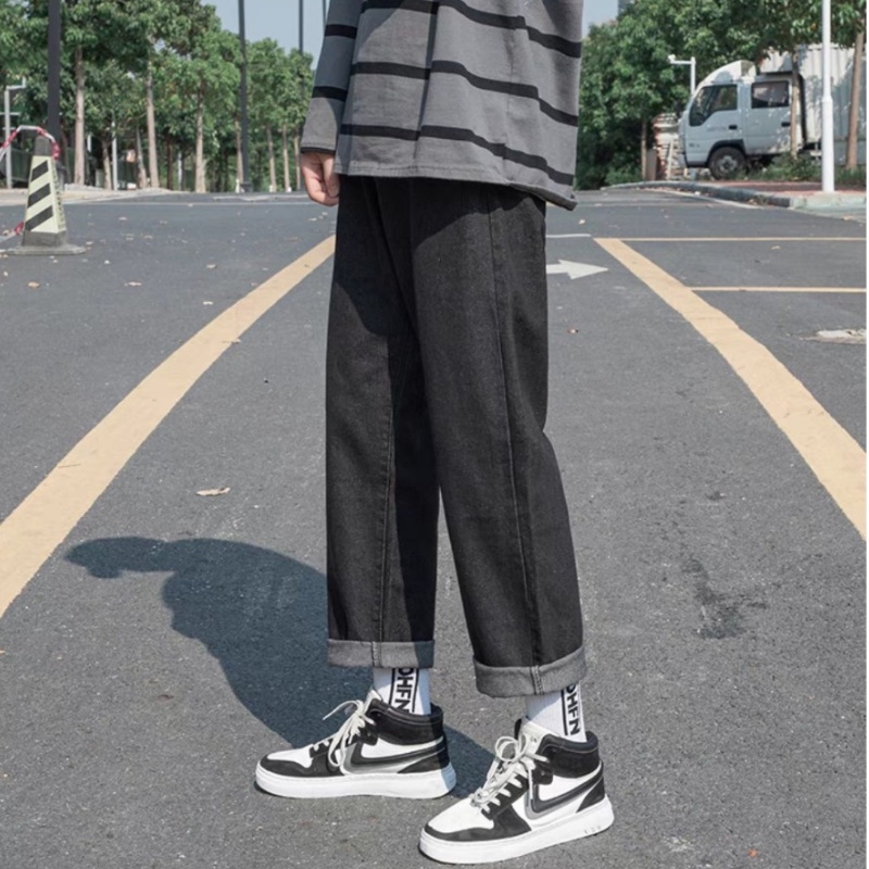 Quần Jean nam, Quần Jeans baggy đen full ống suông, rộng, hottrend 2021-XX MENS FASHION! | BigBuy360 - bigbuy360.vn