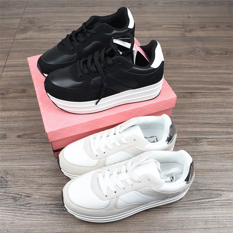 Giày sneaker da lộn đế bánh mỳ xuất khẩu JP mẫu mới 2021