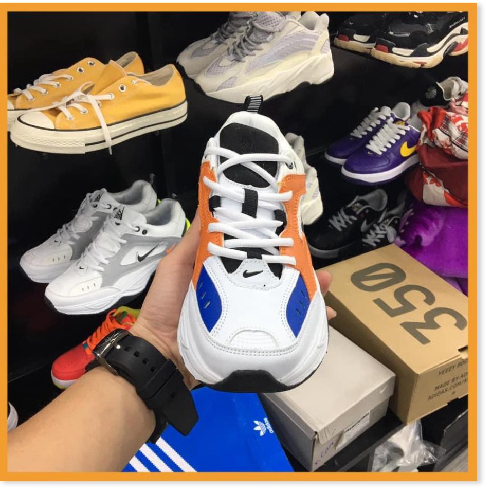 Rẻ vô địch - [Free ship ] Giày Sneaker M2k trắng xanh cam - Yabi store -Ax123 : ⁸ :; ` ; , ‣ , # '