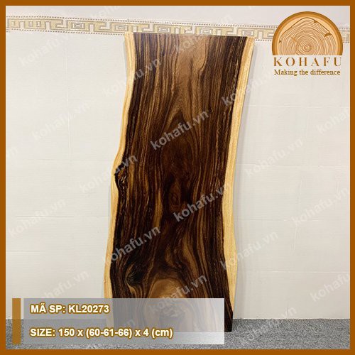 [HÀNG SALE] Mặt bàn gỗ me tây và chân sắt hôp dùng làm bàn ăn gia đình gỗ me - KL20273 | BigBuy360 - bigbuy360.vn
