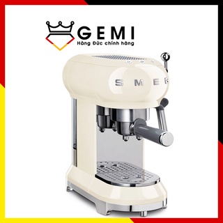 Máy pha cafe espresso smeg ecf01creu màu kem
