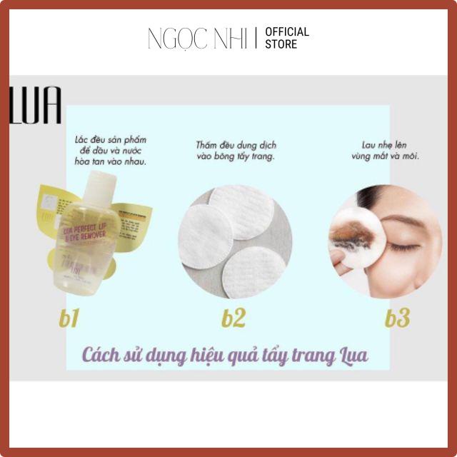 Tẩy Trang Mắt Môi LUA - LUA PerFect Lip Eye Remover [Chính Hãng 100%]