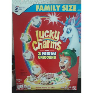 Bánh ngũ cóc vitamin  ăn sáng LUCKY CHARMS 652gam CỦA MỸ Date 2023