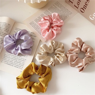 Cột tóc Hàn Quốc scrunchie tiểu thư lụa cao cấp nhiều màu LALAKA