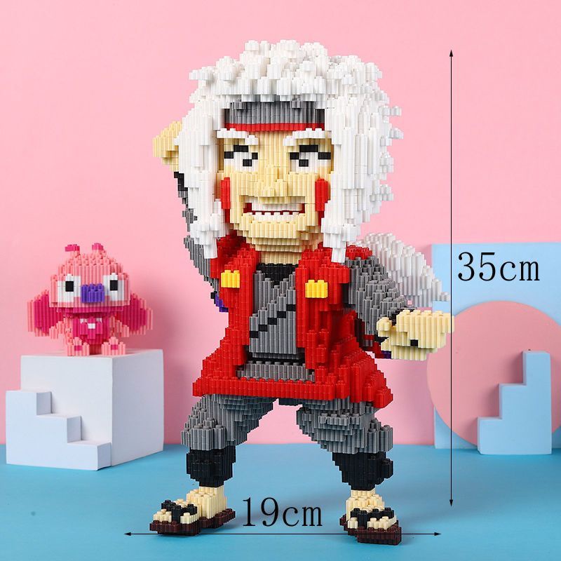 doraemon  Khối xây dựng Đồ chơi lắp ráp Pikachu nhân vật hoạt hình lớn 32CM gửi mô hình búa lắp ráp đồ chơi giáo dục