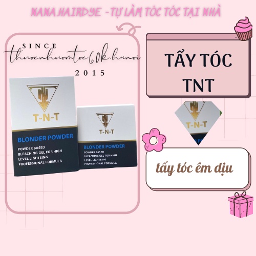 Bột Tẩy Tóc TNT BLONDER POWDER TẨY TÓC ÊM LÊN TONE CHUẨN