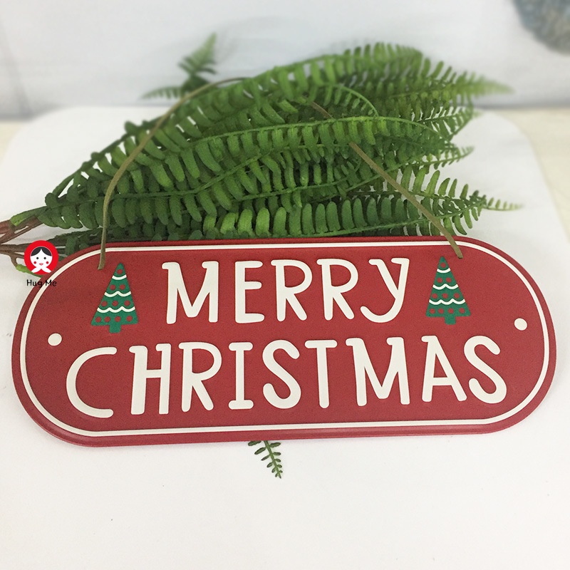 Bảng Treo Trang Trí Giáng Sinh Hình Ngôi Nhà