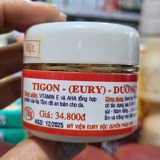 Kem Dưỡng Trắng Da Tigon 18g