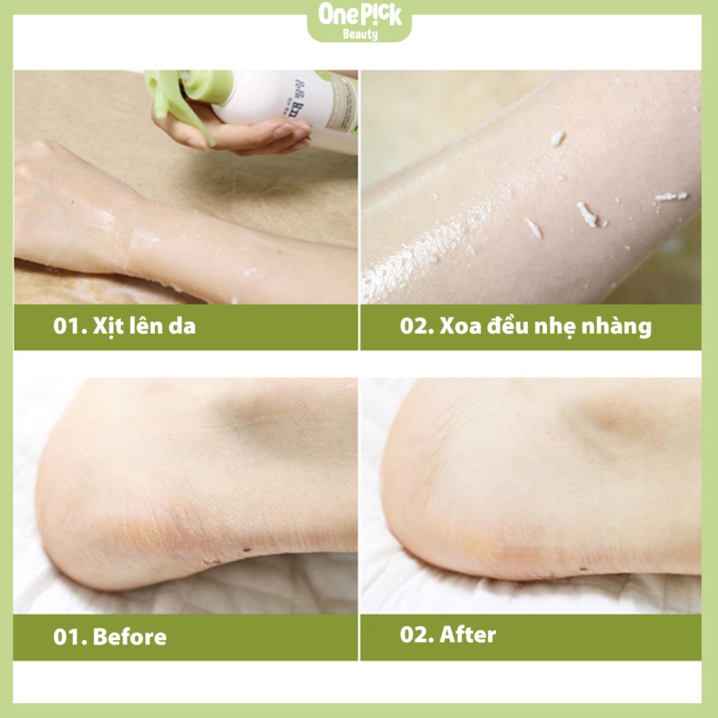 Tẩy tế bào chết toàn thân dạng xịt The Face Shop làm sạch da dịu nhẹ với thành phần tự nhiên an toàn