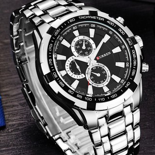 Đồng hồ nam dây thép cao cấp Curren