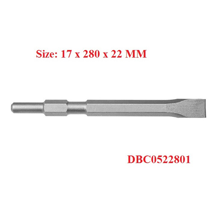 Mũi đục dẹp đuôi lục giác Ingco DBC0522801