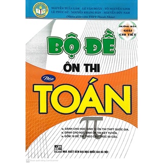 Sách bộ đề ôn thi toán 2021