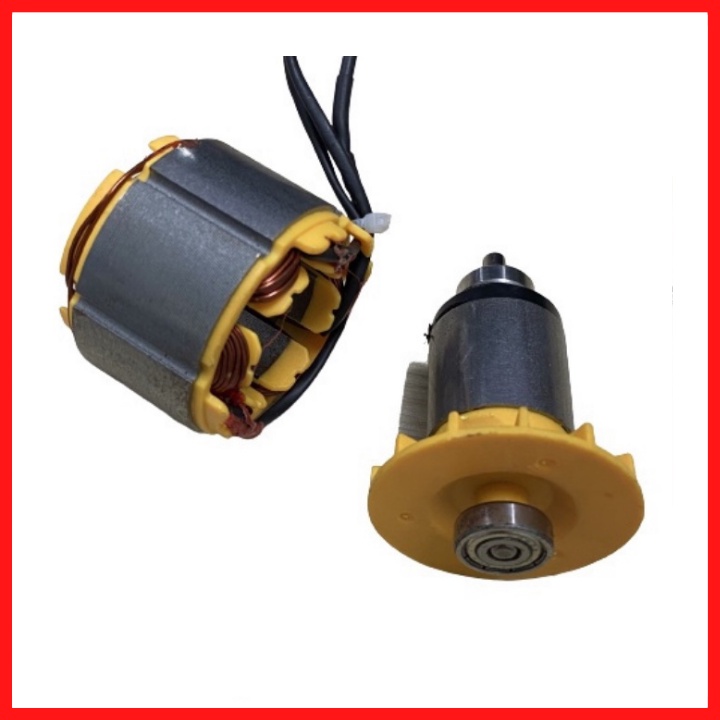 Bộ motor từ không chổi than dùng cho khoan pin đầu 13ly gồm rotor và stator dây đồng