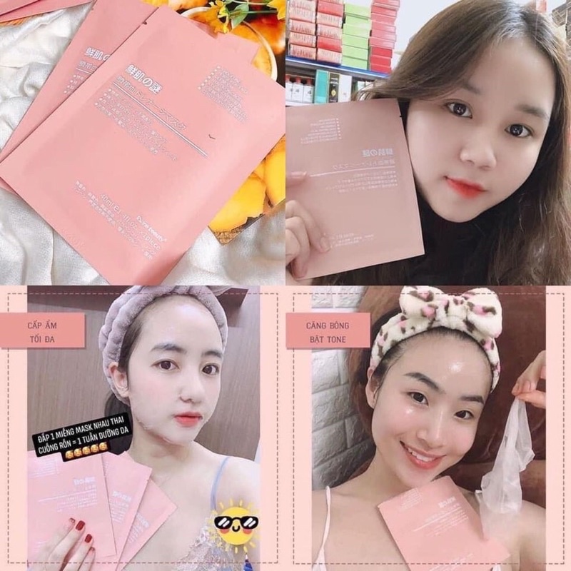 Mặt nạ nhau thai cừu nhật nội đia chính hãng đủ bill như ảnh đăng