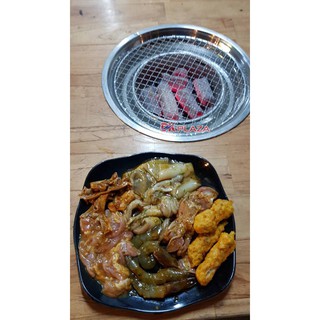 Bếp nướng than hoa không khói đặt âm bàn cho quán nướng