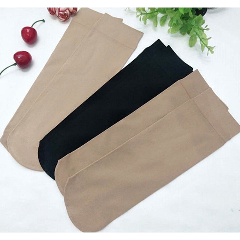 Vớ Nhung Lụa Dày Miệng Rộng Unisex