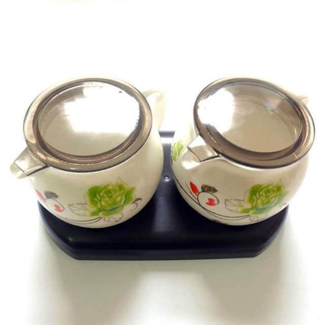 Lọ đựng gia vị bằng sứ