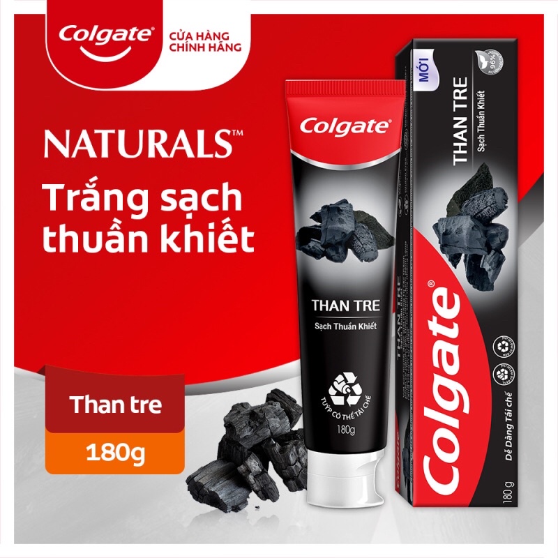 Kem Đánh Răng Colgate Thiên Nhiên Than Tre 180g