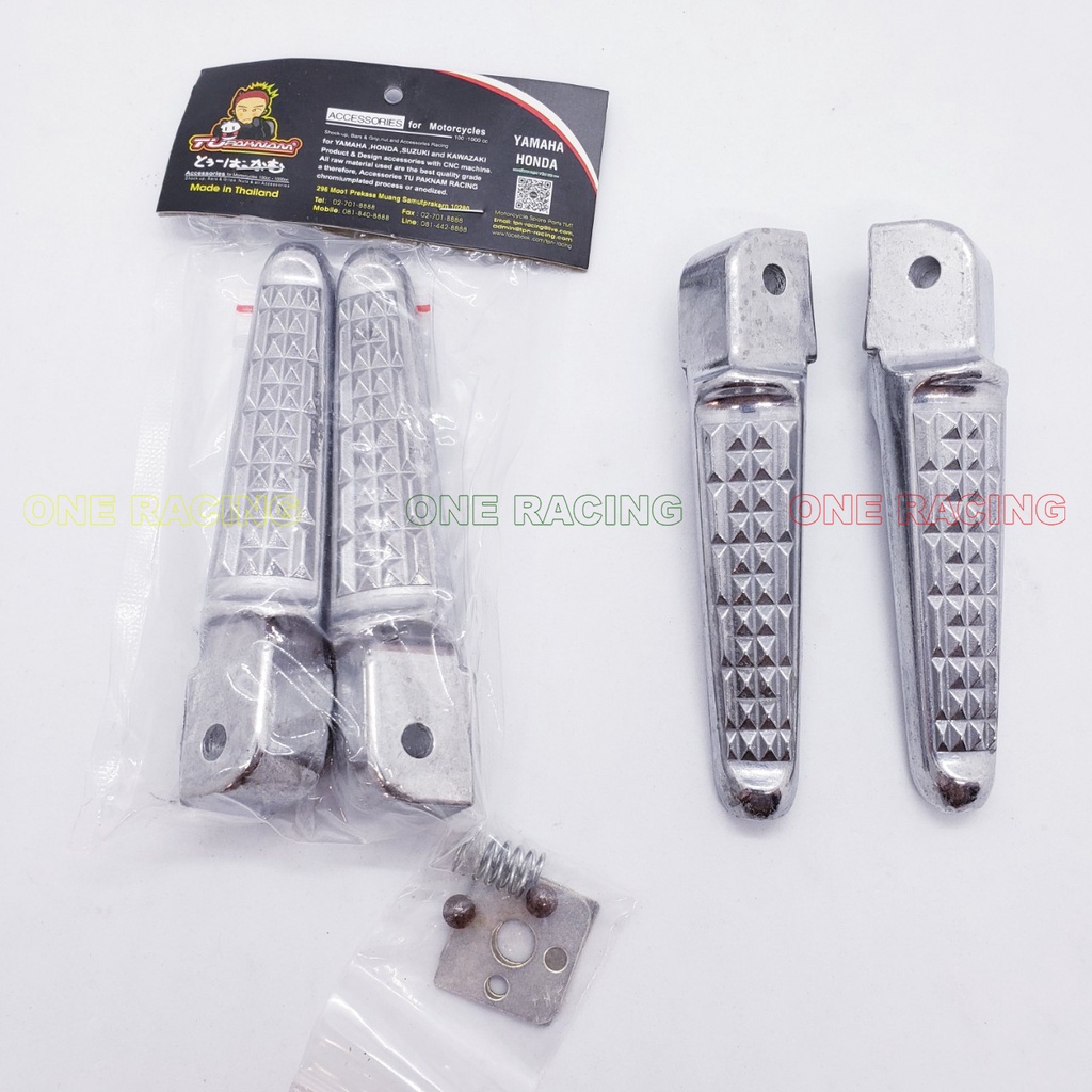 Gác chân xếp sau Nhôm đặc kiểu raider gắn được nhiều dòng xe máy Wave Dream Vario và dòng xe khác