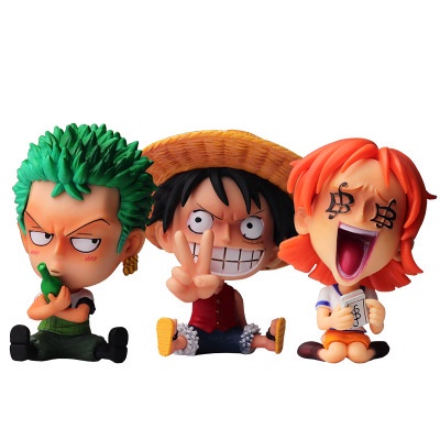 Mô Hình Nhân Vật Luffy Sabo Soron Ace Chobana Misji