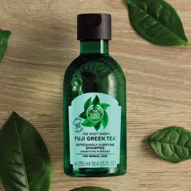 (Chai lớn 400ml) Dầu gội đầu The Body Shop Fuji Green Tea Refreshingly Purifying Shampoo