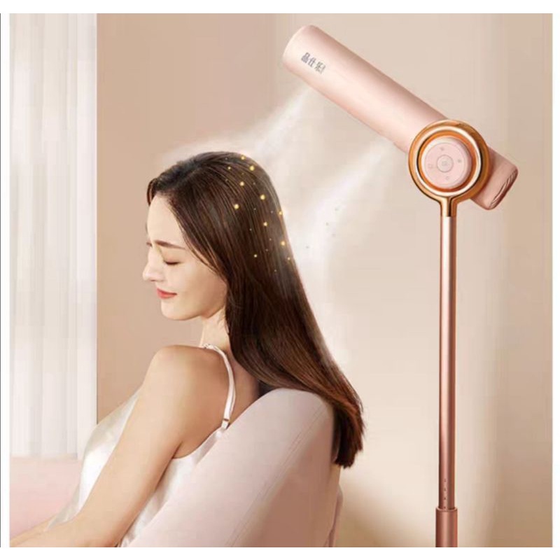 Máy Sấy Tóc Dạng Đứng Công Suất Lớn, 2 Lổ Sấy Giúp Tóc Mau Khô Hơn, Không Bị Rối, Không Tóc Chính Hãng PINSHILE